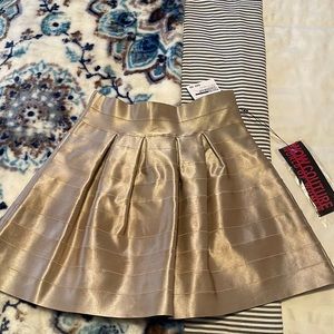 Gold skirt